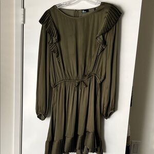 THE KOOPLES 💚 Elegant Olive Green Dress Sz 4